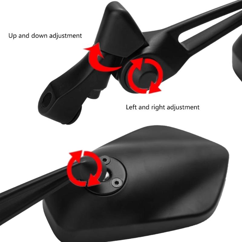Aluminum Side Glass Wide Angles Glass Glass Modern Designings Side Glass Motorcycle Modification Part Suitable for UQI