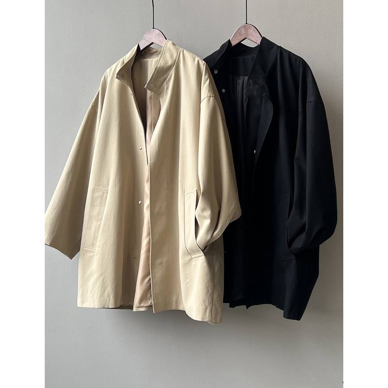 Women Long Windbreaker Jacket Spring Autumn Winter Fashion Casual Hooded Zipper Slim Loose Trench Coat Outwea