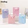 StoBag Birthday Gift Wrapping Bag Decoration Suppily Packaing Candy Snack Cookies Biscuit Chocolate  Birthday Wedding Bags 10pcs
