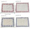 29*37cm Table Napkin Square Cover Cloth Placemats Desktop Decoration Mat  Kitchen