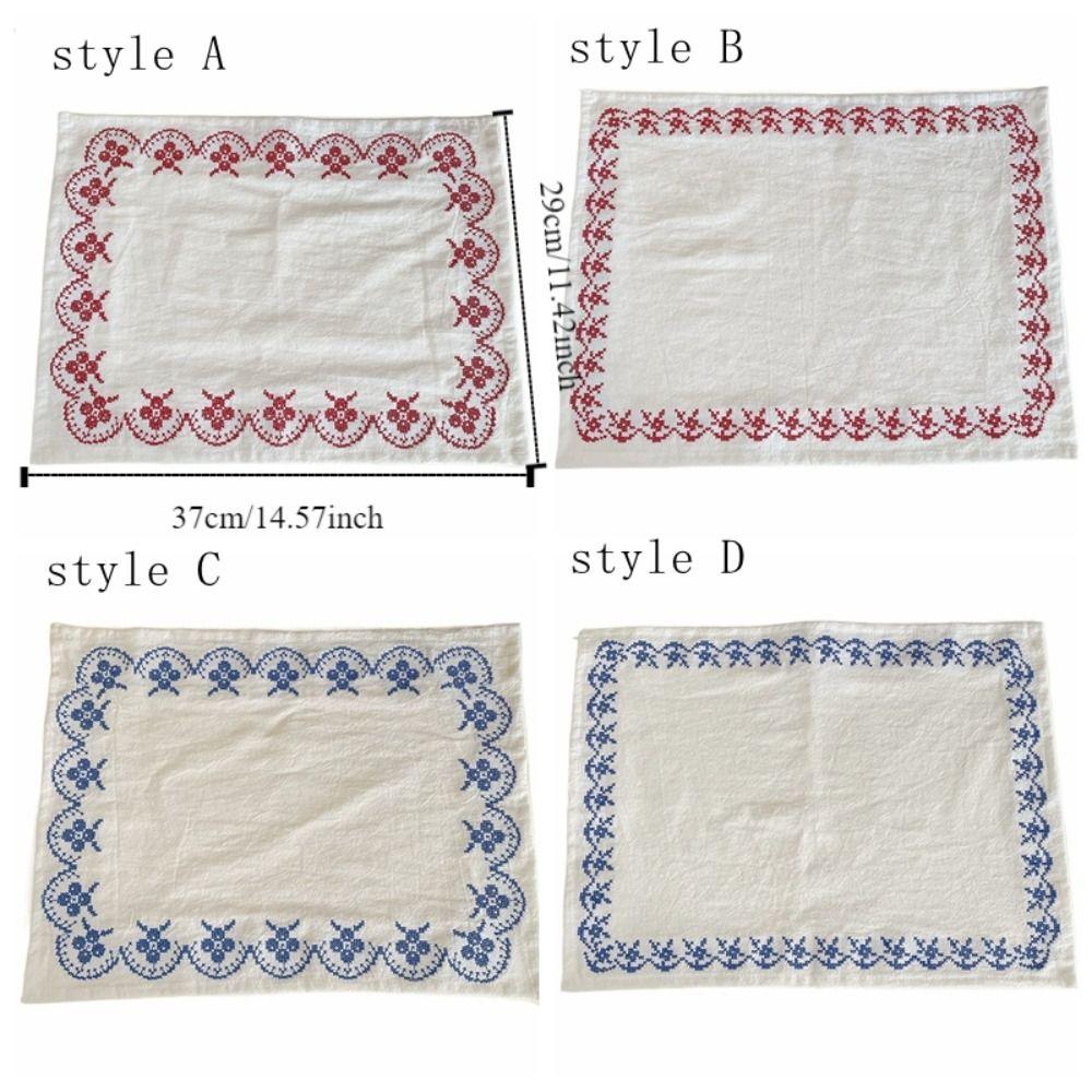 29*37cm Table Napkin Square Cover Cloth Placemats Desktop Decoration Mat  Kitchen