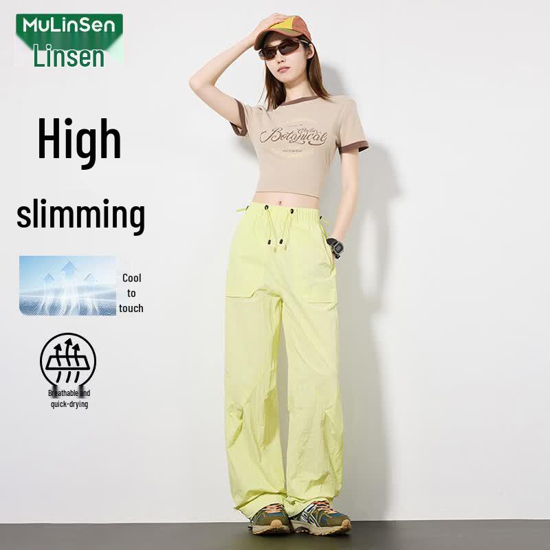 MULINSEN Women s Wide-Leg Quick-Dry Casual Pants L