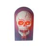 Vocal Animated Skull Doorbell Battery-operated LED Glowing Eyes Talking Ghost Bell  Theme Party