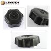 LYNNCHI Motorcycle 52mm Black Fuel Tank Cap Plastic Gas Petrol Tanks Cover Caps For Off Road Vehicle 49cc 70cc 90cc 110cc ATV