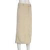 Women Skirts Streetwear Side Slit Retro Sexy Irregular Summer Elegant New Fashion Design A-Line Womens Solid Cargo Y2k Skirt