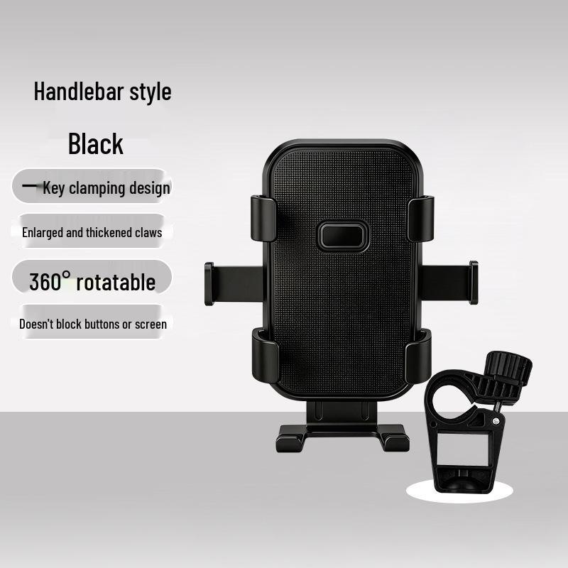 

Cycling Phone Holder for Scooter, Motorcycle, and Bicycle Delivery Riders - Essential Navigation Support Stand.