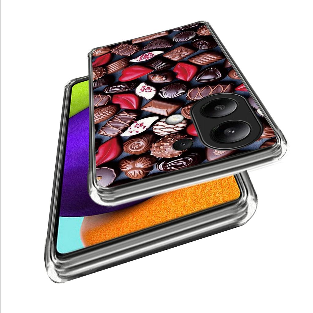 For Xiaomi Redmi Note 13 4G TPU Case Pattern Printing Slim Phone Cover