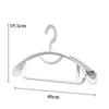 10pcs Household Non-slip Hanger, Thick And Wide Shoulder Plastic Drying Rack, Used To Hang Clothes