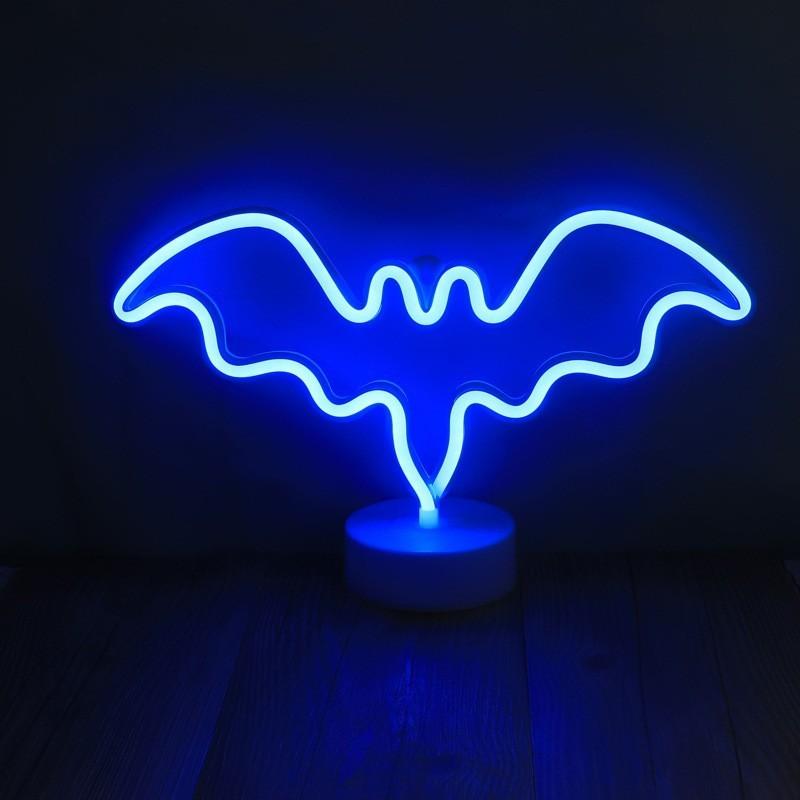 Shaped Led Cactus Neon Signs Light Holder Base Table Decoration Night Lamps