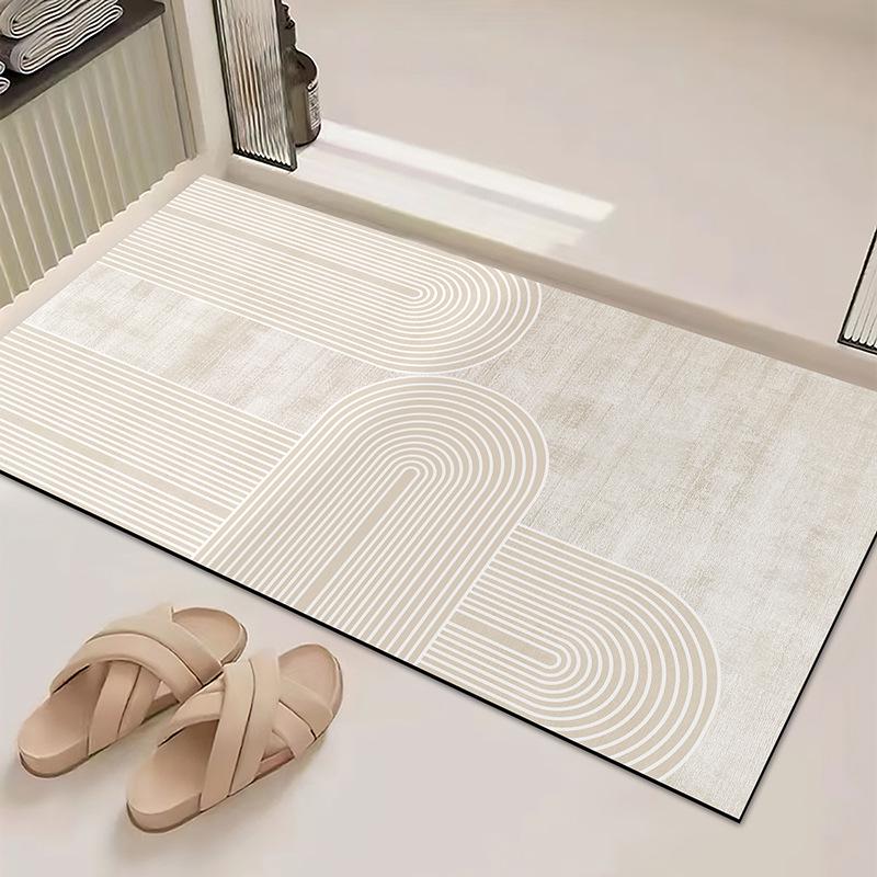 Diatom Mud Bathroom Mat - Quick-Dry, Water-Absorbent, Wear-Resistant Floor Mat for Shower Rooms