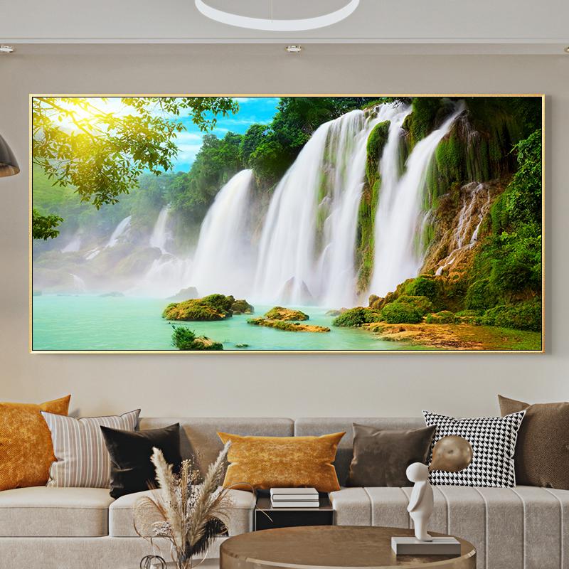 Pintura em tela de paisagem natural, arte de parede, Parque Nacional Jasper, Canadá, pôsteres e impressões de parede para sala de estar, decoração de casa