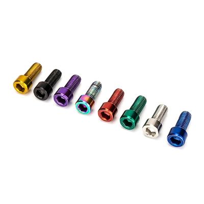 4 Pezzi 5x12mm Bulloni Portaborraccia Bicicletta da Montagna Ciclismo Portaborraccia Vite Acciaio Inossidabile Portabollitori Vite