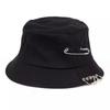 Hat female personality embroidered bucket hat sun hat female visor hat versatile hat male sunscreen basin hat