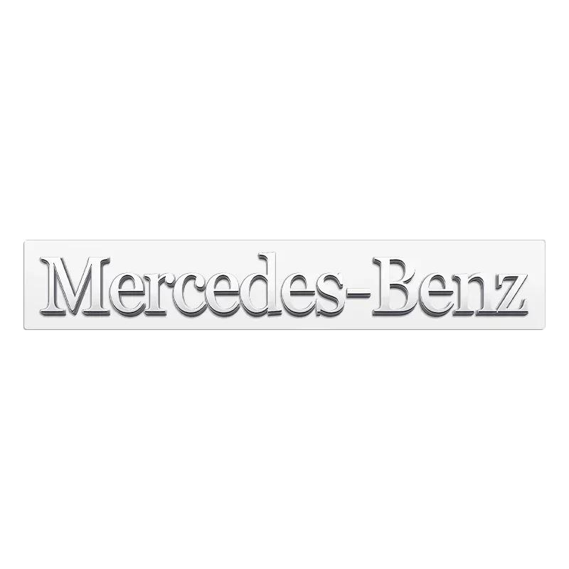 AABCX1 3D ABS Chrome Emblem Letters logo Car Trunk Badge Sticke For Mercedes Benz AMG W204 W205 W212 W213 X253 W163 W166 W167 W246 W222