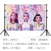Theme Birthday Background Cloth Anime Cartoon Children's Birthday Party Decorative Props Photography Photo Screen