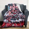 Flamengo Fußballmannschaft Spieler Collage Druck Flanelldecke Weiche Warme Überwurfdecke Fußballfan Sofa Bett Dekor