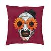 Custom Nordic Style Clown Happy Holliday Halloween Terrifiers Throw Pillow Case Home Decor Cushion Cover 45x45cm Pillowcover