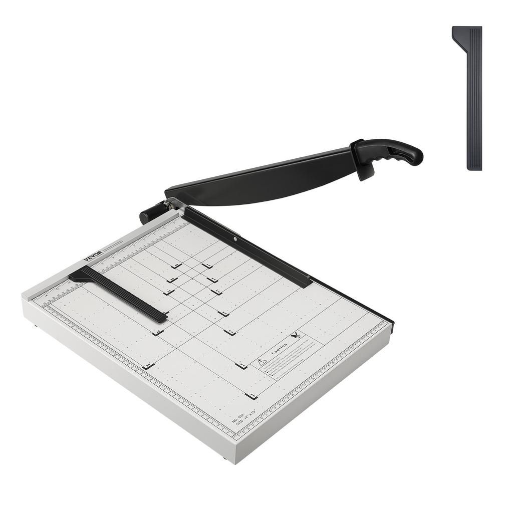VEVOR Paper Cutter, Guillotine Trimmer, 457.2 mm Cut Length, 20 Sheets Capacity