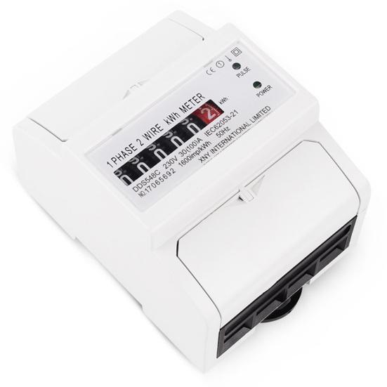 DDS548C 30-100A 230V Rail Type Electricity Meter Widely Used Counter Practical Electric Energy Meter Household