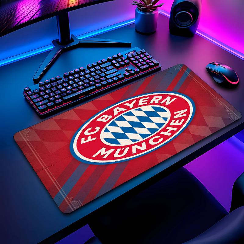 Bayern Munich Football Pattern Mouse Pad Non?Slip Rubber Base Gaming Mousepad For Desk Office Home