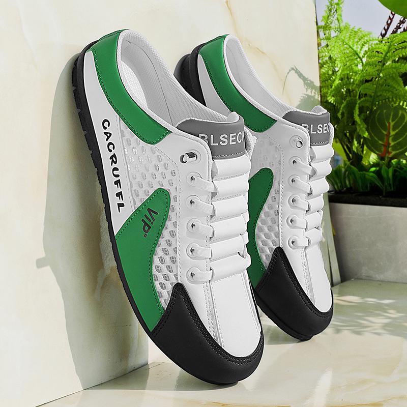 Męskie Modne Miękkie Półkapcie Letnie Męskie Trendy Dolna Część Codzienne Buty Miękka Podeszwa Wspierające Buty Trampki De Hombre