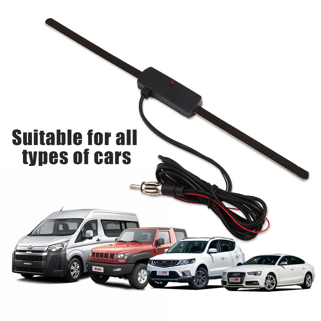 Car  Universal Antenna Booster FM/AM Radio Antenna Windshield Mount 12V Signal Amplifier Electronic For Subaru Ford Toyota Opel