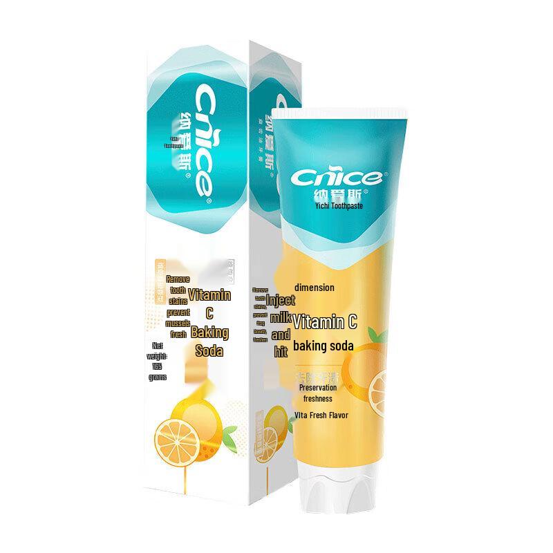 Nice Vitamin C Fresh Orange Mint Toothpaste 2-Pack