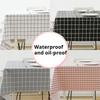 Tablecloth Fabric Waterproof, Anti-scalding, Oil-proof and Wash-free PVC Nordic Internet Celebrity Tablecloth Desk Ins Coffee Table Table Mat