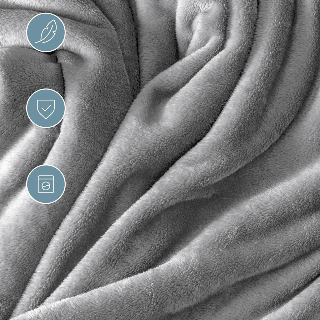 Manta Antiestática Individual, Manta Cálida de Invierno, Lavable, Suave y Cómoda, Ligera, Sábana, Tamaño Individual