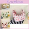 Adorable Children's Canvas Bag Stylish Toddler Shoulder Bag Cute Double-sided Fruit Design For Baby Accessories And Coin Storage