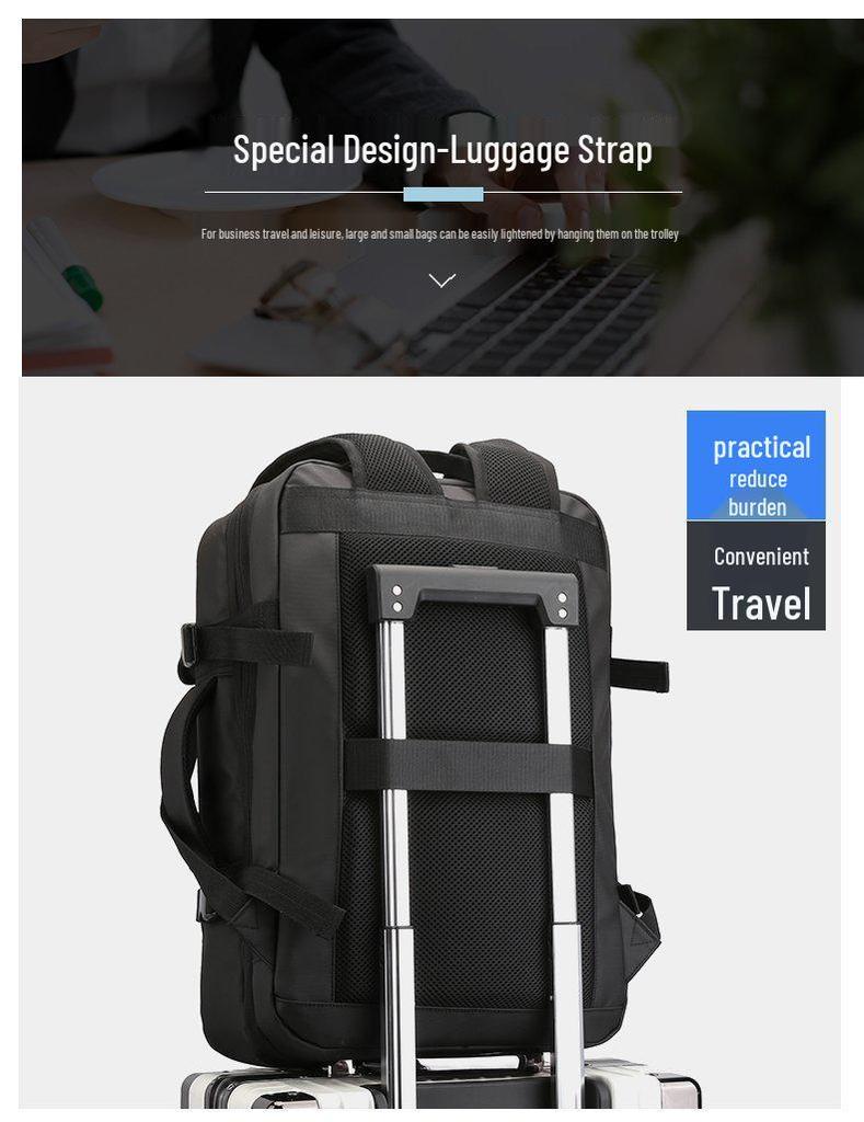 Stilvoller Unisex Business- & Reiserucksack - Wasserdicht, Großes Fassungsvermögen, Ideal für Laptops & Schule