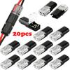 10/20/30/50Pcs Wire Cable Waterproof Spring Connector Wire No Welding No Screws Quick Connector Cable Clamp Terminal Connector
