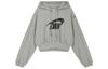 Odzież sportowa Damska Oversize Krótka Bluza z Kapturem French Terry FV7778-063