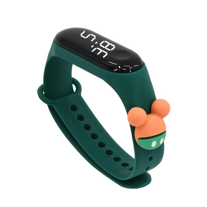 Mickey Mouse Digital Kids Watch With Waterproof Tpu Band For Children And Touch Control