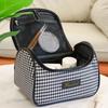 Qianniao Grid Travel Makeup Bag Large Capacity Large Capacity Makeup Bag  Female
