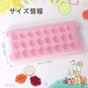 Silicone Ice Cube 24 Easy Ice with Cute Cat Paw Chocolate Shape [Charming Decoration] Tray, Cavities, Removal, Lid, Shape, Juice, Whiskey, (Green)