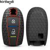 Silicone Key Cover Remote Car Key Case for SUZUKI Grand Vitara 2021 Swift Sport SX4 S-CORSS 2 Button Car Accesories Holder