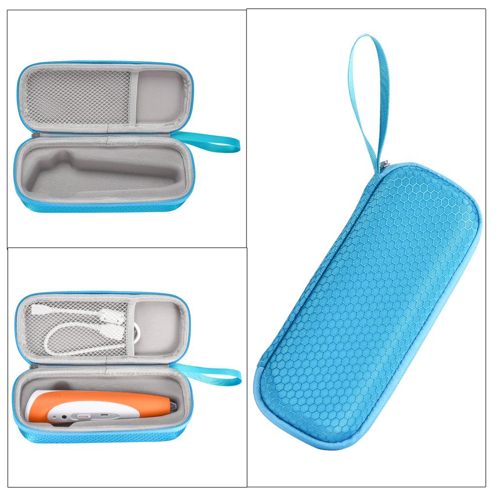 Universal Storage Case Portable Case Lightweight Pen Storage Box with Mesh Pocket for Tiptoi 00110 00112 00113 00114