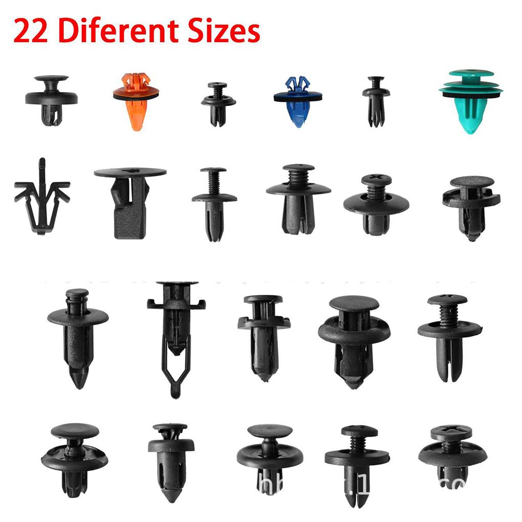 Pack of 635 Car Retainer Clips Fasteners Automotive Rivets Screwdriver Repair Kit Parts for Fender Door Trim Panel