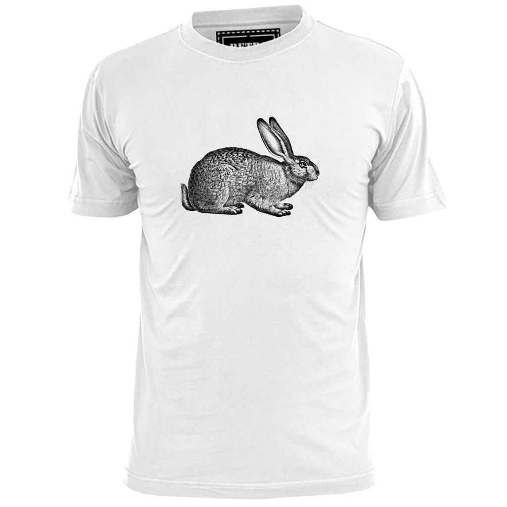 Mens Rabbit Sketch T shirt Pets Mans Best Friend Bunny