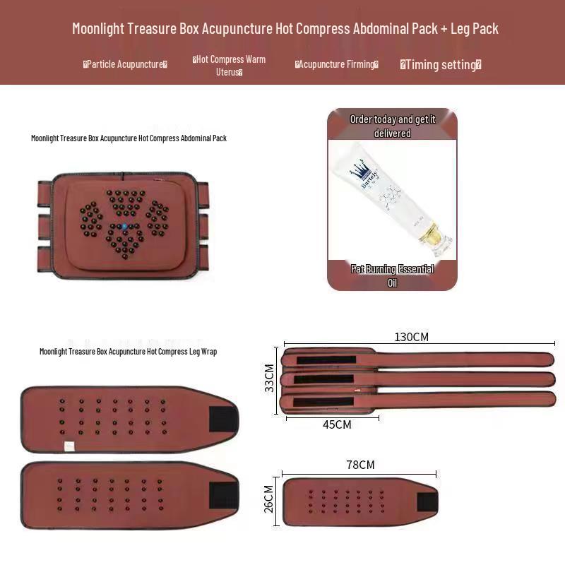 Slimming Belt & Abdominal Shaper: Fat Burning & Moisture Removal Beauty Instrument