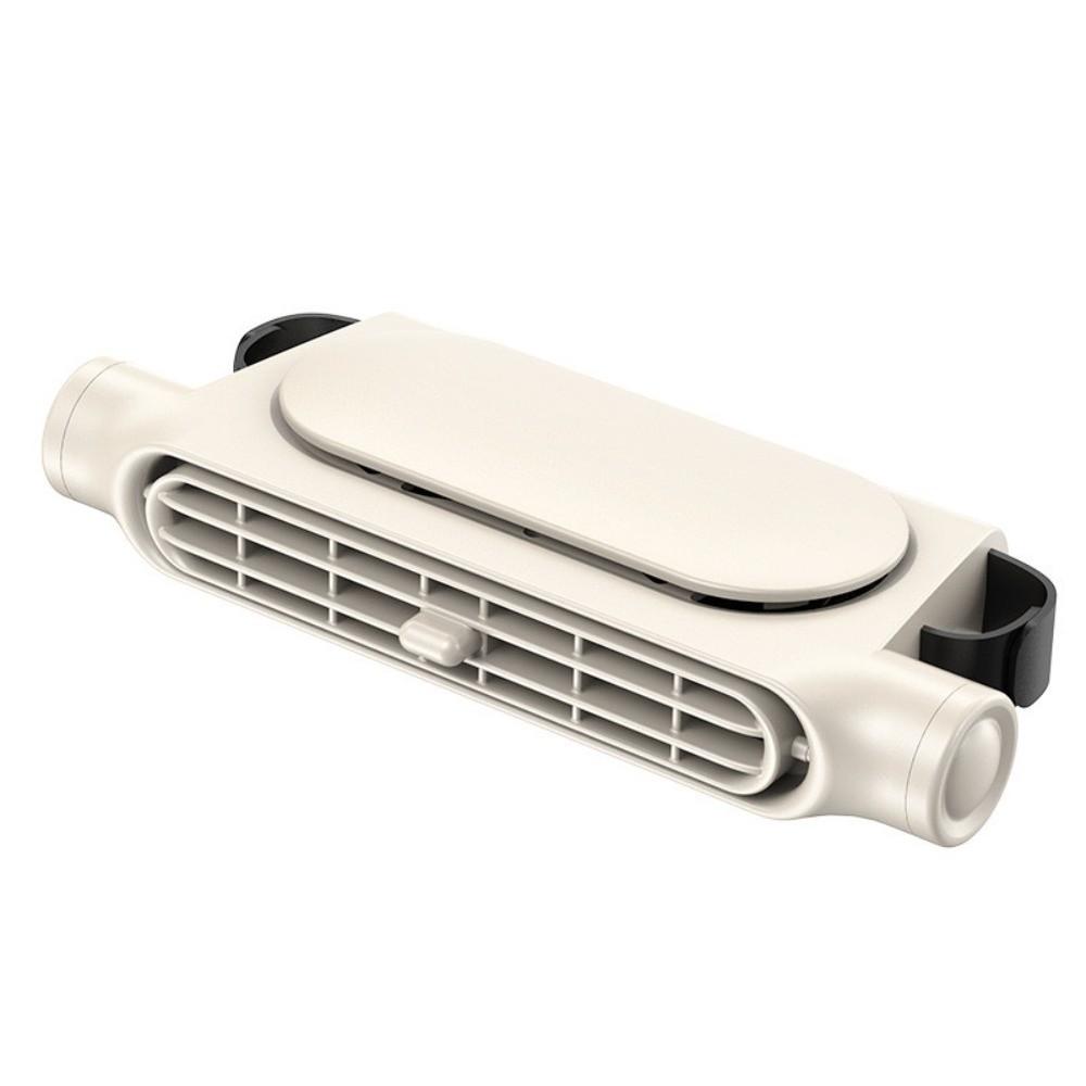 Air Cooling Car Headrest Cooling Fan 3 Speeds Adjustable Portable Car Fan Car Seat Fan  Front Seat бежевый