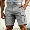 Pantalones Cortos Cargo para Hombre Diseño de Múltiples Bolsillos Corte Holgado Estilo Casual Tejido Duradero para Actividades al Aire Libre