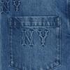 New MLB New York Yankees Shirt Unisex Denim Blue 3ADRM0444-50INS