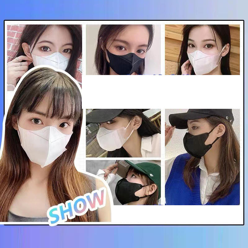 10Pcs 3D Disposable Breathable Mask Solid Color Earloop Mouth Masks Non-Woven Face Mask For Adults Cute Fashion Adults Masks