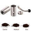 Portable Manual Coffee Grinder Burr Mill Adjustable Hand Crank Coffee Bean Grinder for Espresso French Press, Camping & Home Use