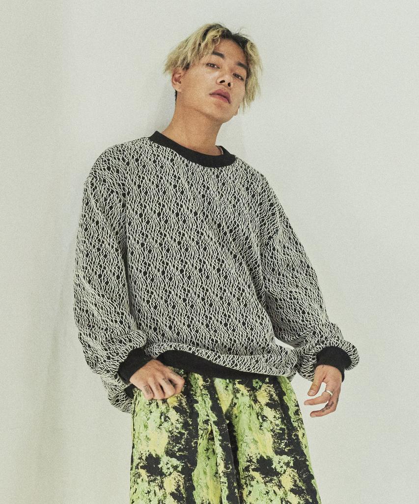 F8KE CHEMICAL CLUB Night Dune Sweater