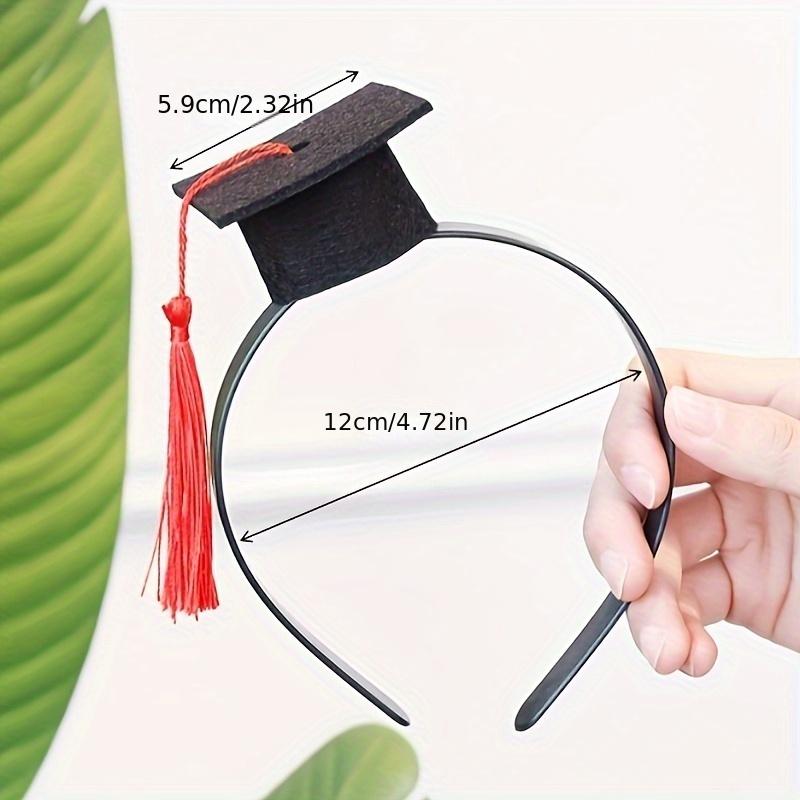 Graduation Season Mini Doctor Cap, Graduation Decoration Bachelor Cap Headband, Graduation Dress Up Photo Props
