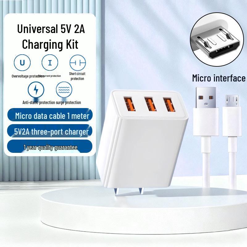 5V2A Dual-Port USB Power Adapter Charger with 3C Certification