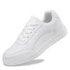 Baasploa Women Casual Sneakers Leather Platform Sneakers for Women Classics Comfort Skateboarding Shoes Non-Slip